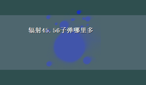 辐射45.56子弹哪里多