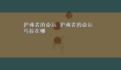 护魂者的命运 护魂者的命运 乌拉在哪